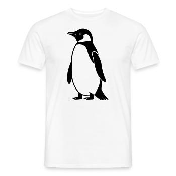 Pingouin - T-shirt homme - blanc - Devant - AI Model Male 178 dark (178cm)