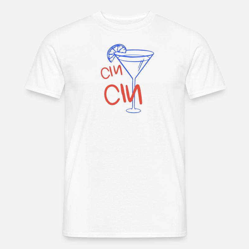 cin cin - Männer T-Shirt - Weiß