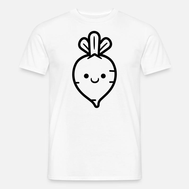 Karotte - Männer T-Shirt - Weiß