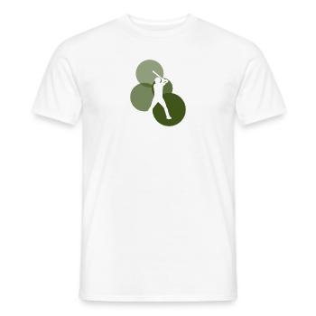 Shortstop Baserunner - Männer T-Shirt - Weiß - Vorne - AI Model Male 178 dark (178cm)