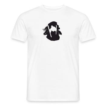 Skieur Skieur Skieur - T-shirt homme - blanc - Devant - AI Model Male 178 dark (178cm)