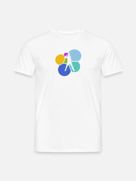 Baseball Batting Bat Baseballschläger - Männer T-Shirt - Weiß