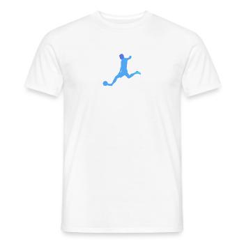 Joueur de football Joueur de football Kicker Joueur de football - T-shirt homme - blanc - Devant - AI Model Male 178 dark (178cm)