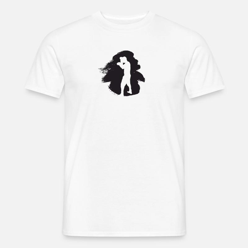 Boxe Boxe Match Boxe - T-shirt homme - blanc