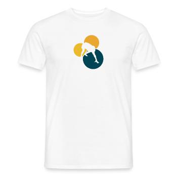 Rugby Gridiron - Men's T-Shirt - white - Front - AI Model Male 178 dark (178cm)