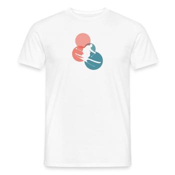 Schi Skiing - Männer T-Shirt - Weiß - Vorne - AI Model Male 178 dark (178cm)