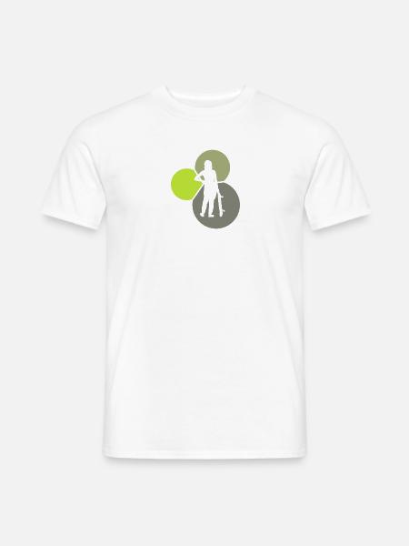 Skater Skate - Männer T-Shirt - Weiß