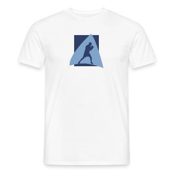 Boxing Match Uppercut - Men's T-Shirt - white - Front - AI Model Male 178 dark (178cm)