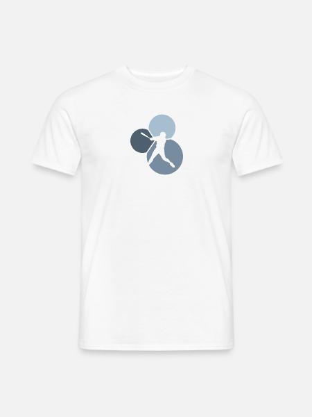 Pitcher Softballschläger Baseball - Männer T-Shirt - Weiß