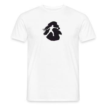 Tischtennisball Tischtennisspieler - Männer T-Shirt - Weiß - Vorne - AI Model Male 178 dark (178cm)