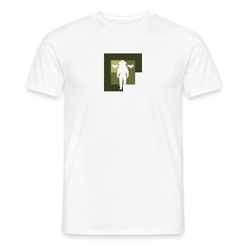 Beekeeper Honeycomb Bees - Men's T-Shirt - white - Front - AI Model Male 178 dark (178cm)