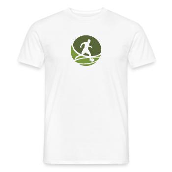 Fußball Beach Soccer Fußballspieler - Männer T-Shirt - Weiß - Vorne - AI Model Male 178 dark (178cm)