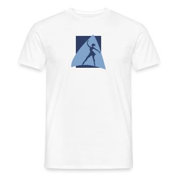 Danseuse de ballet Le Lac des cygnes - T-shirt homme - blanc - Devant - AI Model Male 178 dark (178cm)