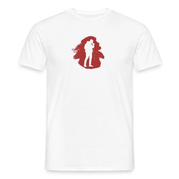 Djing Beatbox DJ - Männer T-Shirt - Weiß - Vorne - AI Model Male 178 dark (178cm)