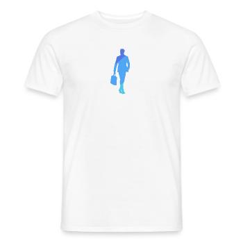 Banker Businessman Wall Street - Men's T-Shirt - white - Front - AI Model Male 178 dark (178cm)