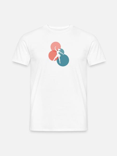 Ballerina Ballett Oper - Männer T-Shirt - Weiß