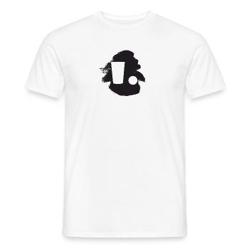 Partymonster Beerpong Bierpong - Männer T-Shirt - Weiß - Vorne - AI Model Male 178 dark (178cm)