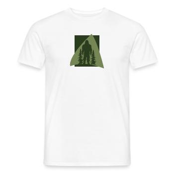 Yeti Bigfoot Yeti Bigfoot - T-shirt homme - blanc - Devant - AI Model Male 178 dark (178cm)