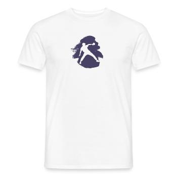 Table Tennis Ball Table Tennis Table Tennis Player - Men's T-Shirt - white - Front - AI Model Male 178 dark (178cm)