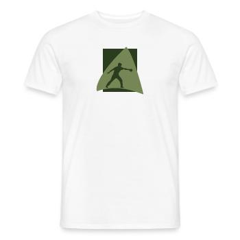 Tischtennisball Table Tennis Tischtennisball - Männer T-Shirt - Weiß - Vorne - AI Model Male 178 dark (178cm)