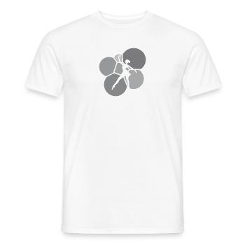 Danseuse de ballet Opéra Danseuse de ballet - T-shirt homme - blanc - Devant - AI Model Male 178 dark (178cm)
