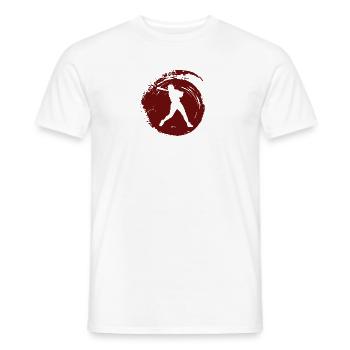 Baseball Pitcher Softball Spieler - Männer T-Shirt - Weiß - Vorne - AI Model Male 178 dark (178cm)