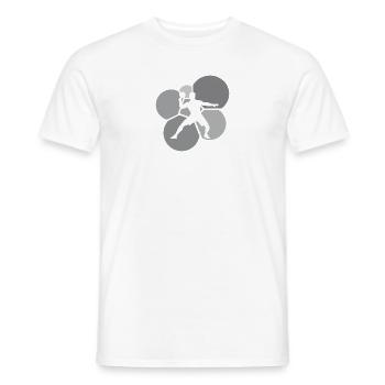 Raquette de tennis de table Tennis de table - T-shirt homme - blanc - Devant - AI Model Male 178 dark (178cm)