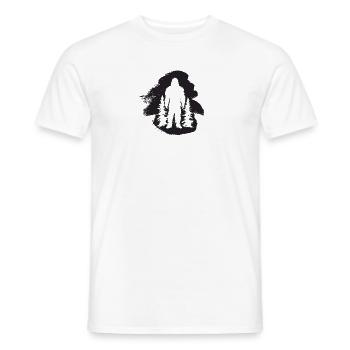 Big foot Yeti Lochness Yeti - Männer T-Shirt - Weiß - Vorne - AI Model Male 178 dark (178cm)