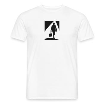 Börse Bänker, Börse - T-shirt homme - blanc - Devant - AI Model Male 178 dark (178cm)