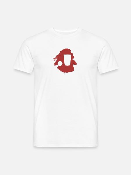 Party Bierflasche Partymonster - Männer T-Shirt - Weiß