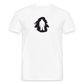 Big foot Lochness Bigfoot Lochness - Men's T-Shirt - white - Front - AI Model Male 178 dark (178cm)