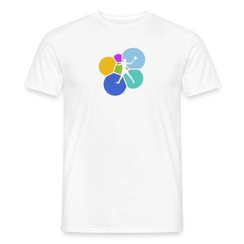 Tennis de plage Tennis Joueur de tennis - T-shirt homme - blanc - Devant - AI Model Male 178 dark (178cm)
