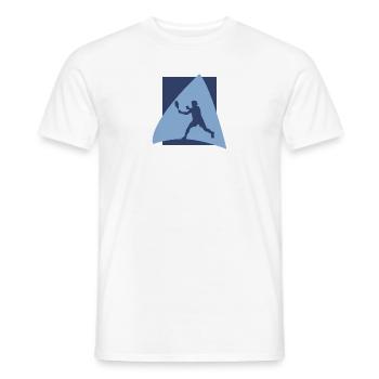 Schläger Squash Schläger Squashspieler - Männer T-Shirt - Weiß - Vorne - AI Model Male 178 dark (178cm)