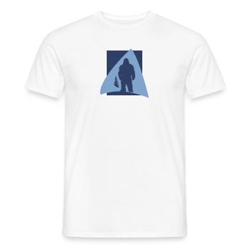 Yeti Big foot Big foot Bigfoot - Männer T-Shirt - Weiß - Vorne - AI Model Male 178 dark (178cm)