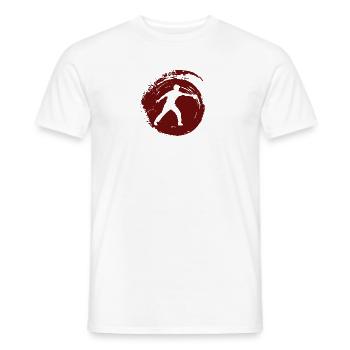 Table Tennis Ball Table Tennis Ball Table Tennis - Men's T-Shirt - white - Front - AI Model Male 178 dark (178cm)
