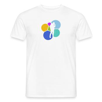 Beatboxing DJ Streetmind - Männer T-Shirt - Weiß - Vorne - AI Model Male 178 dark (178cm)
