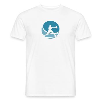 Schläger Schläger Squash Squashspieler - Männer T-Shirt - Weiß - Vorne - AI Model Male 178 dark (178cm)