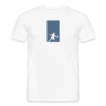 Pickleball Ball Sports Pickleball Racket - Men's T-Shirt - white - Front - AI Model Male 178 dark (178cm)