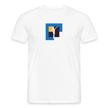 Tige Tournant Twirling Twirling - T-shirt homme - blanc - Devant - AI Model Male 178 dark (178cm)