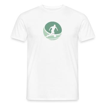 Fußball Strandfußball Beachball - Männer T-Shirt - Weiß - Vorne - AI Model Male 178 dark (178cm)