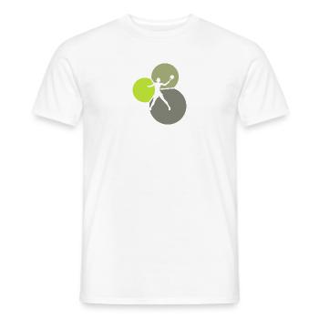 Ballon de plage Ballon de plage Ballon de plage - T-shirt homme - blanc - Devant - AI Model Male 178 dark (178cm)