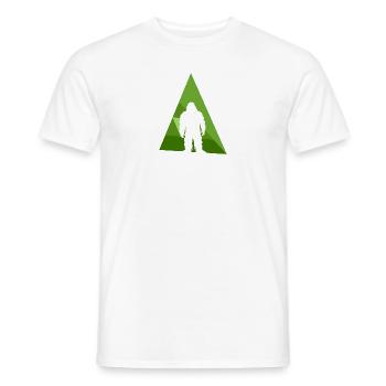 Bigfoot Big foot Yeti - Men's T-Shirt - white - Front - AI Model Male 178 dark (178cm)