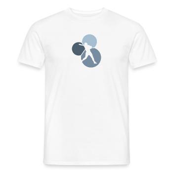 Pitcher Baseball Softballschläger - Männer T-Shirt - Weiß - Vorne - AI Model Male 178 dark (178cm)