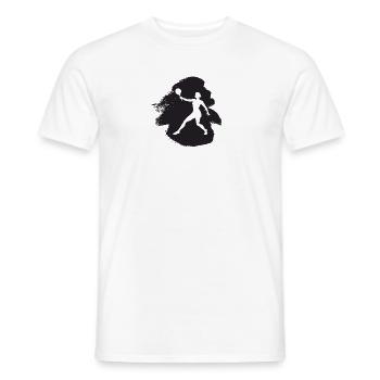 Ballon de plage Tennis de plage Tennis de plage - T-shirt homme - blanc - Devant - AI Model Male 178 dark (178cm)