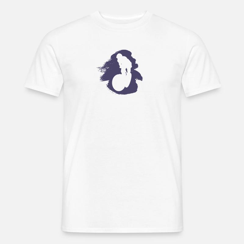 Mountainbiking MTB MTB - Männer T-Shirt - Weiß