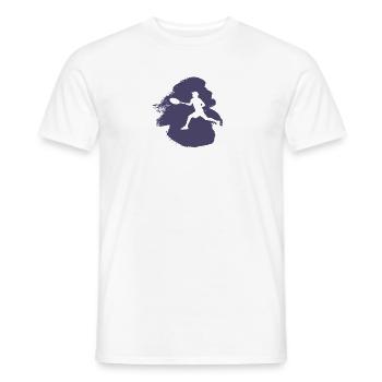 Tennisspieler Tennisplatz Tennisschläger - Männer T-Shirt - Weiß - Vorne - AI Model Male 178 dark (178cm)