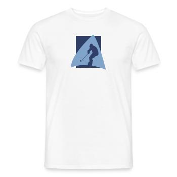 Hockey Bodycheck - Men's T-Shirt - white - Front - AI Model Male 178 dark (178cm)