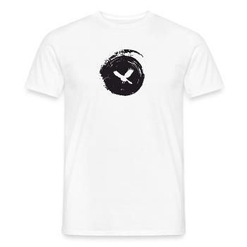 Ailes d'oiseaux volants - T-shirt homme - blanc - Devant - AI Model Male 178 dark (178cm)