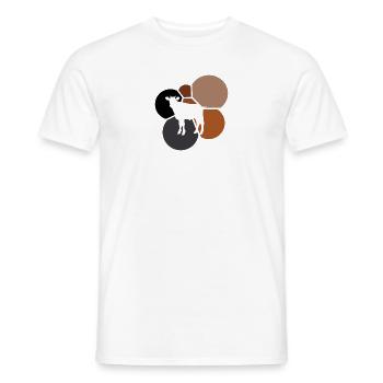 Vaches Lait Agriculture - T-shirt homme - blanc - Devant - AI Model Male 178 dark (178cm)