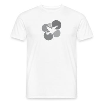 Animaux Oiseaux Volant - T-shirt homme - blanc - Devant - AI Model Male 178 dark (178cm)